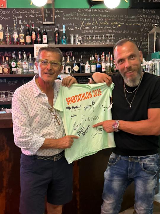 ANFI E ANFISPORT A FIANCO DI Vincenzo Santillo che ha deciso di affrontare la Spartathlon