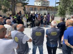 Inaugurazione dell'opera di Michele AFFINITO, socio Benemerito della sezione A.N.F.I. di Maddaloni