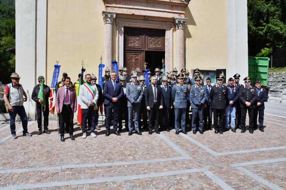 Cerimonia di commemorazione in ricordo dei finanzieri caduti sui monti in Val di Ledro 1915/1918