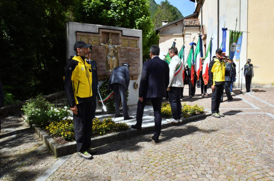 Cerimonia di commemorazione in ricordo dei finanzieri caduti sui monti in Val di Ledro 1915/1918