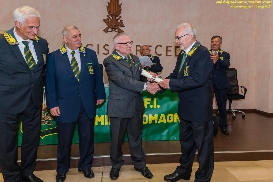 Riunione annuale dei Presidenti delle Sezioni A.N.F.I. dell'Emilia-Romagna