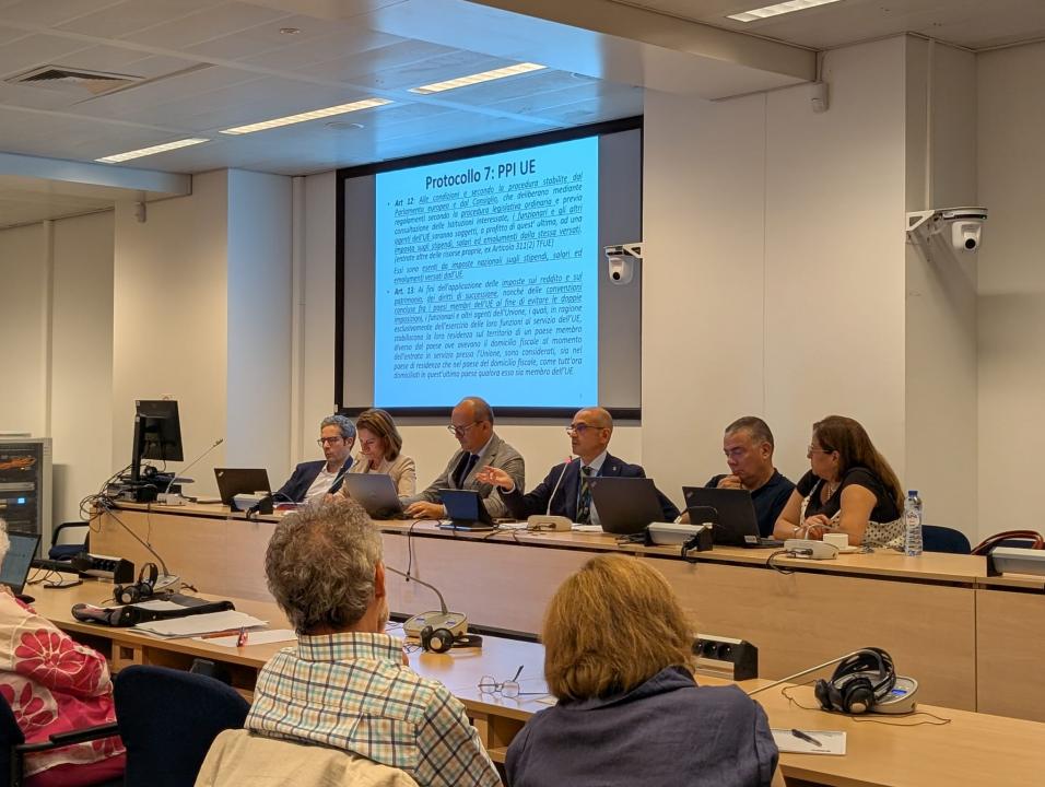Conferenza della Sezione ANFI BRUXELLES-UE su fiscalità funzionari UE
