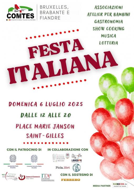 Partecipazione della Sezione ANFI BRUXELLES - UE alla Prima Festa Italiana del Belgio